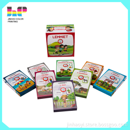 new style colorful printing paper cards for children